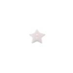 Bouton étoile blanc