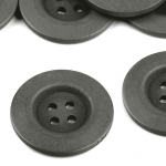 Bouton en bois 4 trous 40 mm anthracite