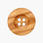 Wooden button 4-hole 23mm brown