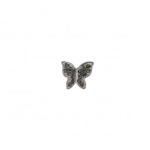 Strassknopf - Schmetterling noir