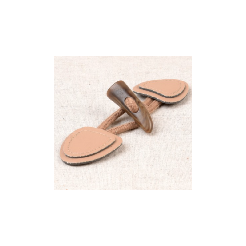 Duffle coat toggle closure - beige (s)