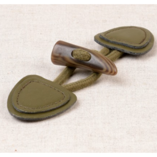 Duffle-coat à fermeture à bascule - kaki (s)