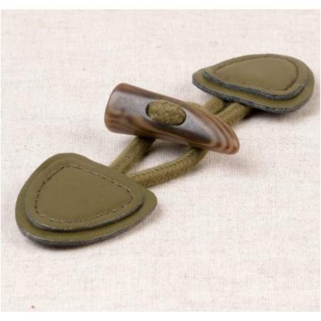 Duffle-coat à fermeture à bascule - kaki (s)