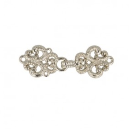 Fermoir passementerie - argent