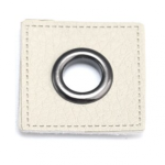 Patchs à œillets - sable 8 mm bronze