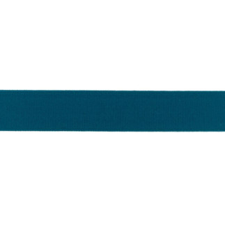 Gummiband - 25mm blaupetrol