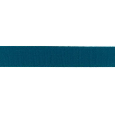 Elastic band - 25mm blue-petrol