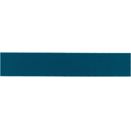 Elastic ribbon - 25mm blue teal