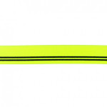 Élastique - 30mm Rayures jaune fluo