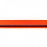 Bande élastique - 30 mm rayures orange fluo