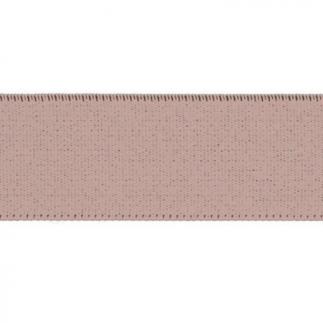 Bande élastique - 25 mm vieux rose clair (qt)