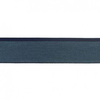 Élastique 40mm melange bleu jean/jean