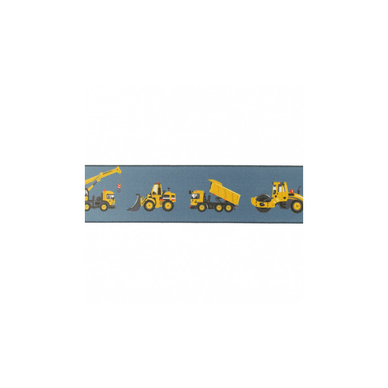 Rubber band 40mm construction machinery denim blue