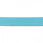 Bande élastique 40 mm rayures menthe