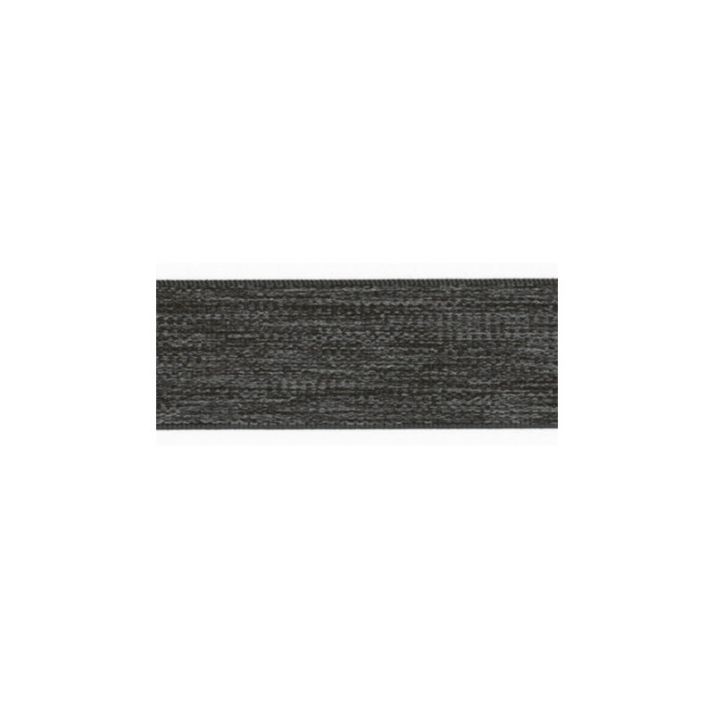 Elastic ribbon 40mm dark grey melange (qt)