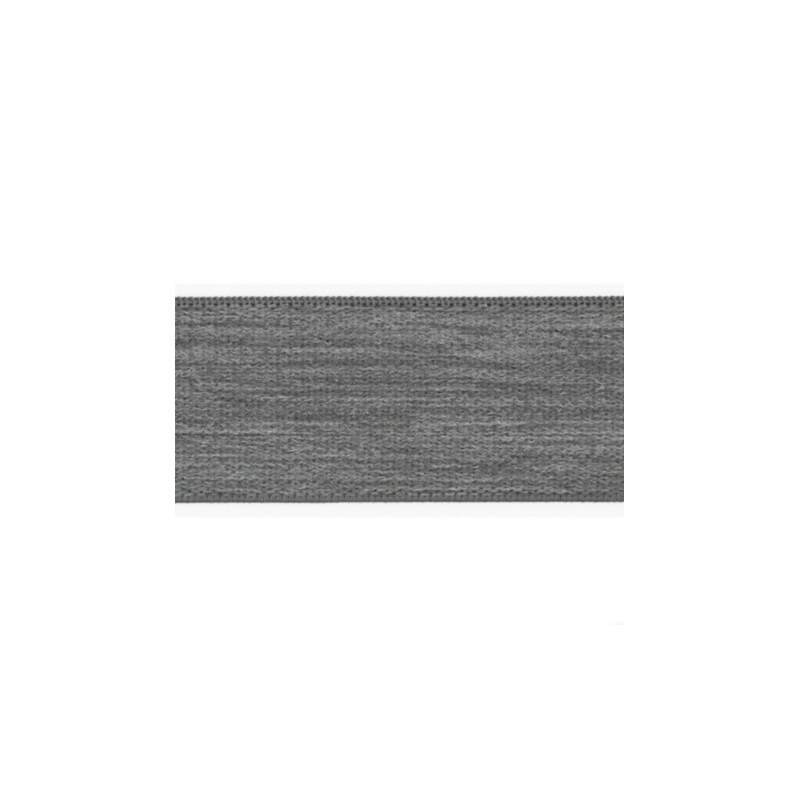 Elastic ribbon 40mm light grey melange (qt)