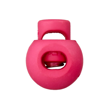 Arrêt de cordon rond 20 mm rose