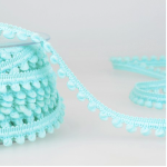 Pompom trim - 6mm light blue (st3)