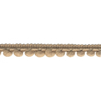 Pompom trim - 6mm beige (st)