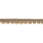 Pompom trim - 6mm beige (st)