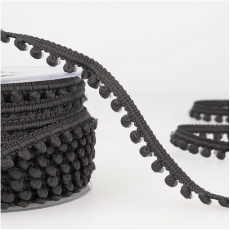 Pompomorte - 6 mm anthracite (st33)