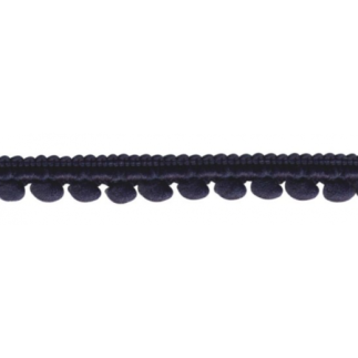 Pompom trim - 6mm navy (st27)