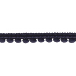 Pompom trim - 6mm navy (st27)