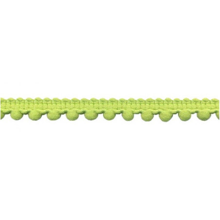 Pompomborte - 6mm lime