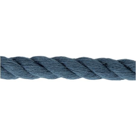 Twisted Cotton cord 5mm - ocean (970)