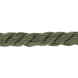 Cordon torsadé coton tissé 5 mm - kaki (928)