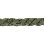 Twisted cotton cord 5mm - khaki