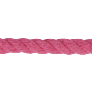 Cordon torsadé en coton tissé 5 mm - rose (920)