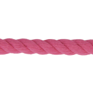 Twisted cotton cord 5mm - pink