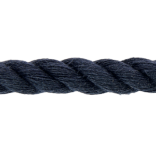 Twisted cotton cord 5mm - marine