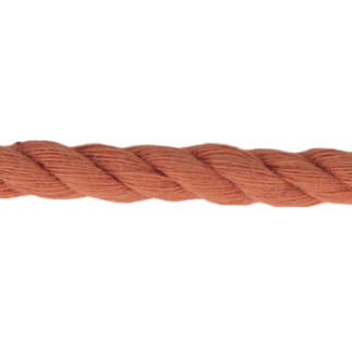 Cordon torsadé en coton tissé 5 mm - terra (861)
