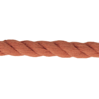 Twisted cotton cord 5mm - terra