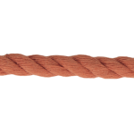 Cordon torsadé en coton tissé 5 mm - terra (861)