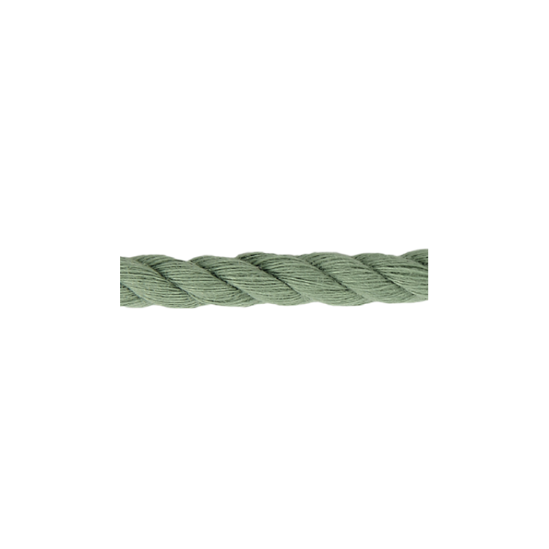 Corde en coton torsadée 5mm - menthe fumée (812)