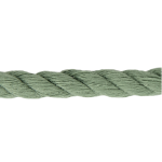 Corde en coton torsadée 5mm - menthe fumée (812)