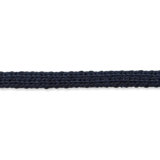tricot kordel coton tissé 4mm marine (uk68)