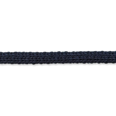 knit cord Cotton 4mm navy (uk68)