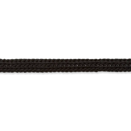 knit cord Cotton 4mm black (uk80)