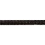Cordon tricot coton tissé 4 mm noir (uk80)