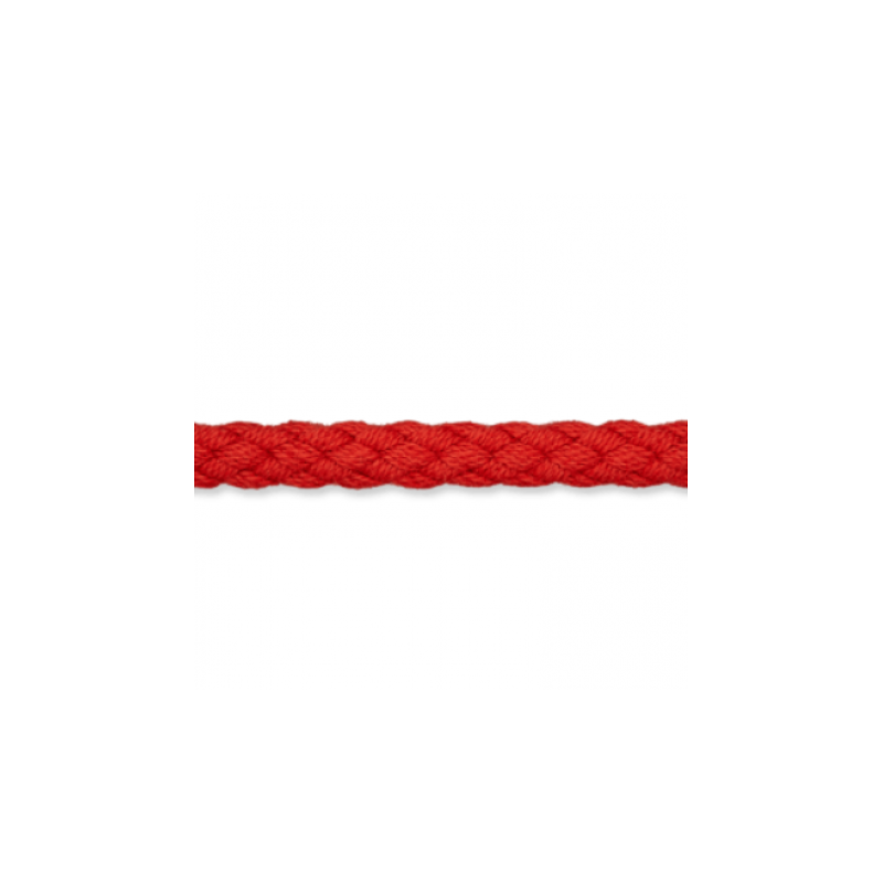 Cordon coton tissé 5 mm terre cuite (UK44)
