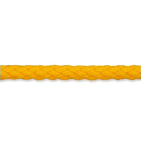 Cordon de coton 5mm jaune (uk38)