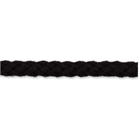 Cotton cord 5mm black (UK80)