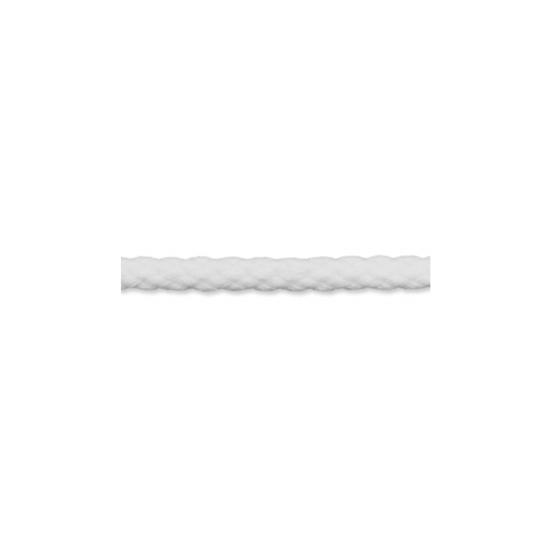 Cordon de coton 5mm blanc (uk12)