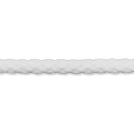 Cordon coton tissé blanc 5 mm (UK12)