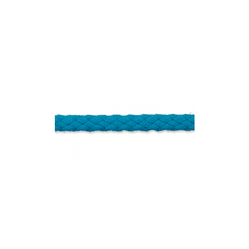 Cordon coton tissé 5 mm émeraude (uk72)
