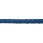 Cordon coton tissé 5 mm bleu denim (uk661)